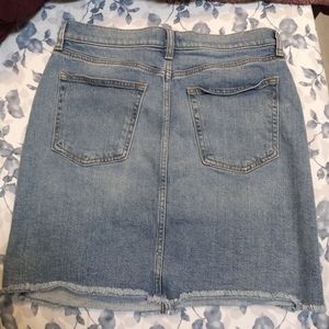 Short Denim Skirt (LOFT)